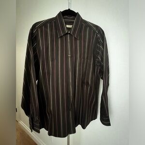 Burberry, London men’s button up dress dress shirt size medium.